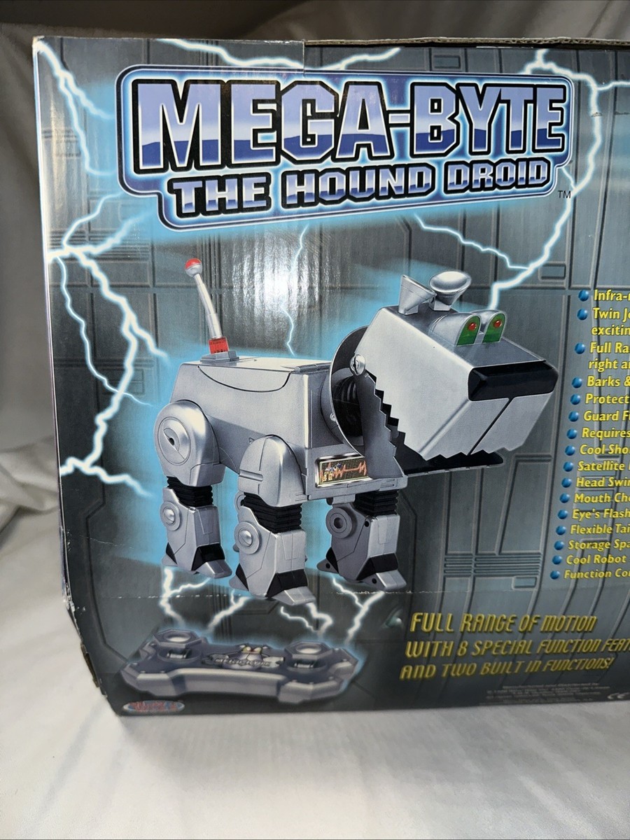 WOW Wee Original Mega-byte The Hound Droid Robot Vintage