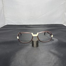 Vintage Christian Dior Glasses Brown/white Metal FRAMES ONLY