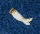 Antique/Victorian? Small Porcelain 1-1/2" Lower Doll Leg ~ Germany? — photo 2