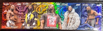 2026 Upper Deck Allure AEW SWERVE STRICKLAND Color Flow complete Insert set