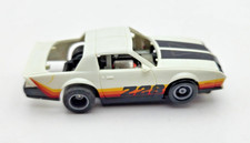 TYCO Camaro 1980s White Z28 Stock Car HO Slot on U-Turn Chassis. No Windows.