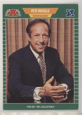 1989 Pro Set Commemorative Collectible Pete Rozelle #1 HOF 0c4h