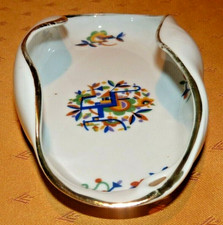 Beau vide poche original Art Déco en porcelaine de Limoges décor BRP années 40