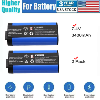 Batterie Cameron Sino 3400mAh - Type 533-000146 Pour Logitech Megaboom 3