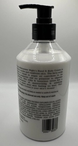 Trader Joe's Moroccan Argan Oil Midsummer Night's Hand & Body Cream Lotion 16 oz - Picture 3 of 3