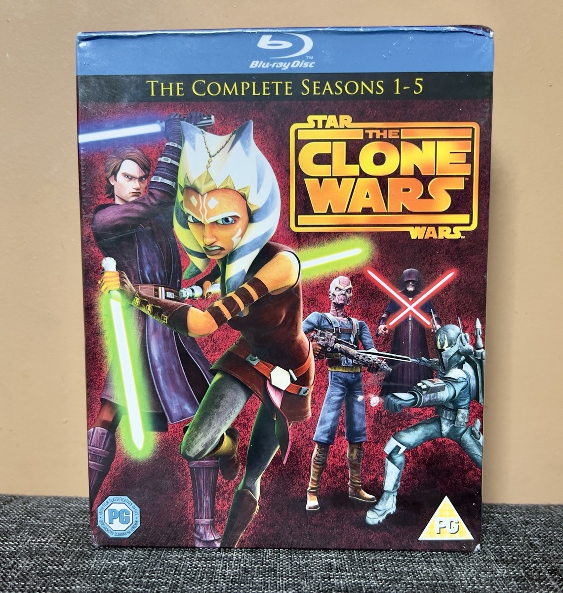 Star Wars: Clone Wars 1-5 [DVD] ブルーレイ　英語 Amazon.com: Star Wars The Clone Wars Complete Series 1-5