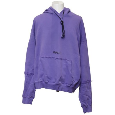Preach, Kapuzenpullover, Größe: XL, Oversized Raw Edges H Gots, Lila #ueW