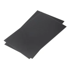 Black ABS Plastic Sheet 10 x 6 x 0.04 Inch for DIY Crafts Pack of 2 Pcs
