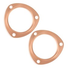 2pcs Exhaust Gasketcopper Exhaust Flange For Header Gasket Collector 3