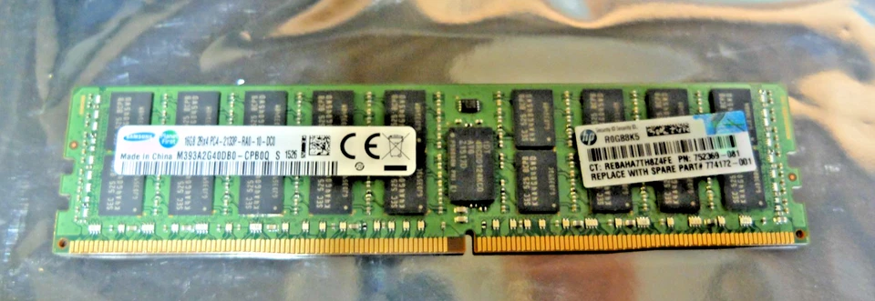 Samsung 16GB DDR4 PC4-2133P-RA0-10-DC0 Server Memory (T27)B1R2 - Image 1 of 3
