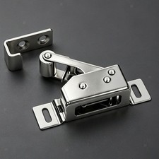 Push to Open Mini Latch Automatic Spring Latch Portable Strong Heavy Duty Spring