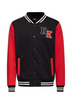 KING KEROSIN Herren College Jacke Varsity Jacket Sweatjacke Faster Than The Wind