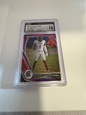 2021 Panini Prizm Draft Picks Purple Wave #142 Jaycee Horn RC. CSG 10 GEM MINT