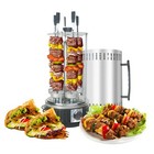 Upgraded Countertop Vertical Rotating Oven - Rotisserie Shawarma Machine, Keb.