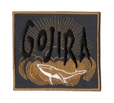 Parche Gojira Ballena Francés Pesado Técnico Death Groove Post Metal Banda Logo