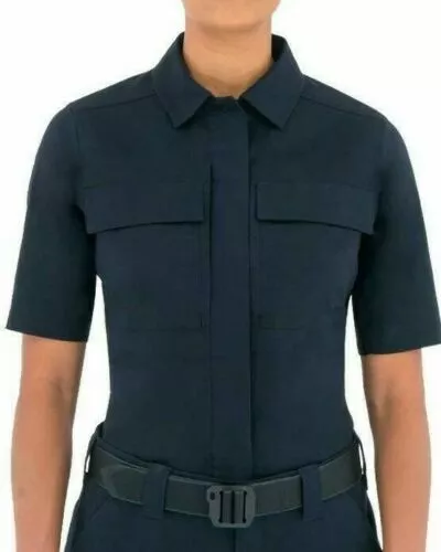 FIRST TACTICAL MEN'S SHORT SLEEVE BDU ZIPPER SHIRT MIDNIGHT