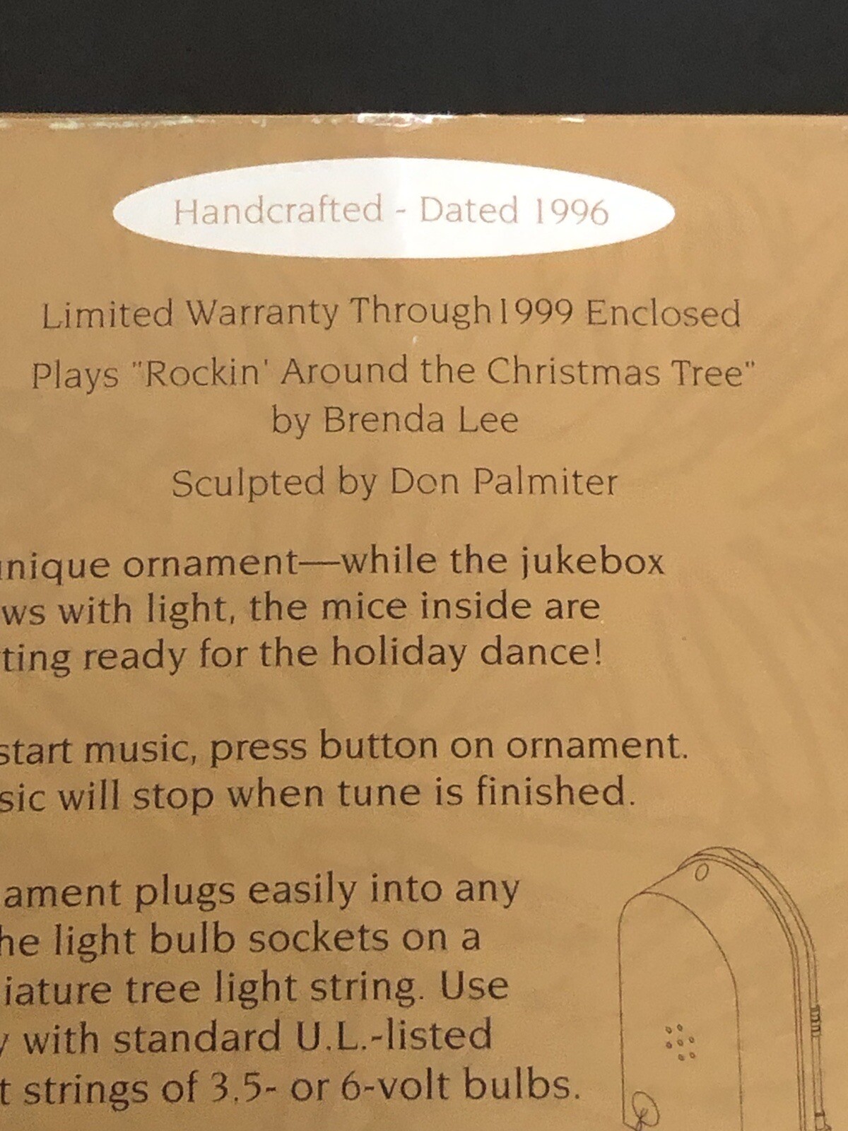 hallmark jukebox party keepsake ornament 1996 New in box eBay