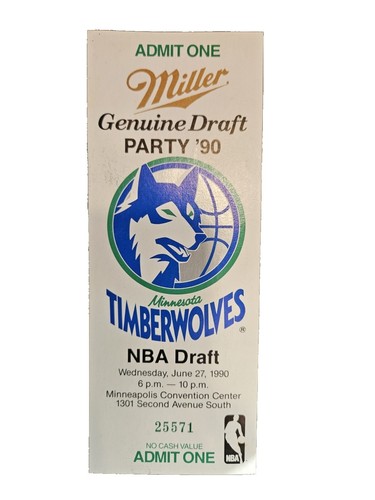 Minnesota Timberwolves 1997 Unused NBA Playoffs Tickets Set Of 7