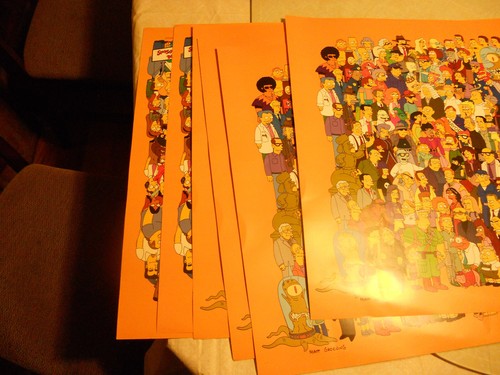 Simpsons Panorama Picture Poster (All Simpsons Characters) - Picture 12 of 12