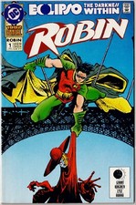 Eclipso The Darkness within Robin #1 DC Comics 1992 Annual NM NO Stock Photos