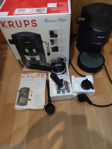 Krups F 872 42 Bravo Plus Espressomaschine schwarz