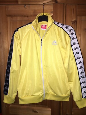 KAPPA Retro Sportjacke gelb Jungen Gr 152 Jahre Rarität