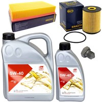 MotoröL Filter Set 5W-40 6 Liter + ÖLablassschraube FüR VW Passat 2.8 VR6 174 PS