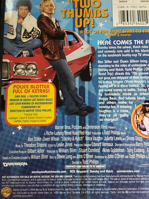 Starsky Hutch DVD 2004 Full-Screen Ben Stiller, Owen Wilson, Snoop