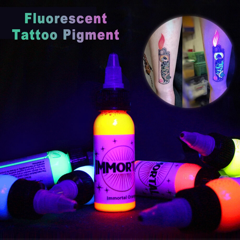 Fluorescent Ink Tattoos Magic Ink Tattoos, Activated By Light, Are The