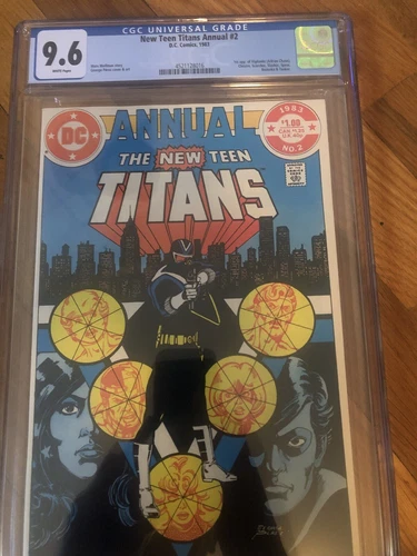 CGC 9.6 New Teen Titans Annual #2 CGC 9.6 1983 DC 1st Vigilante