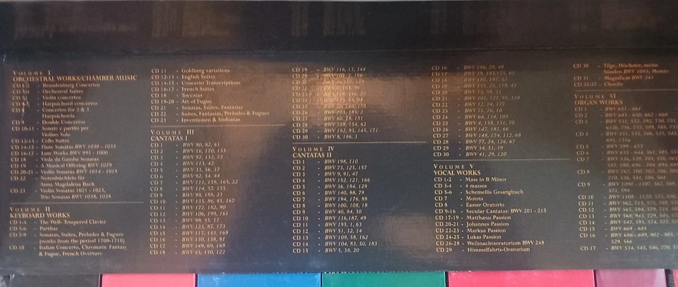 Bach Edition: Complete Works 160 CD Boxed Set 2000 - Image 3 of 4