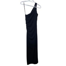 Night Way Collections Womans Long Maxi Black Formal Dress Made in USA Size Small