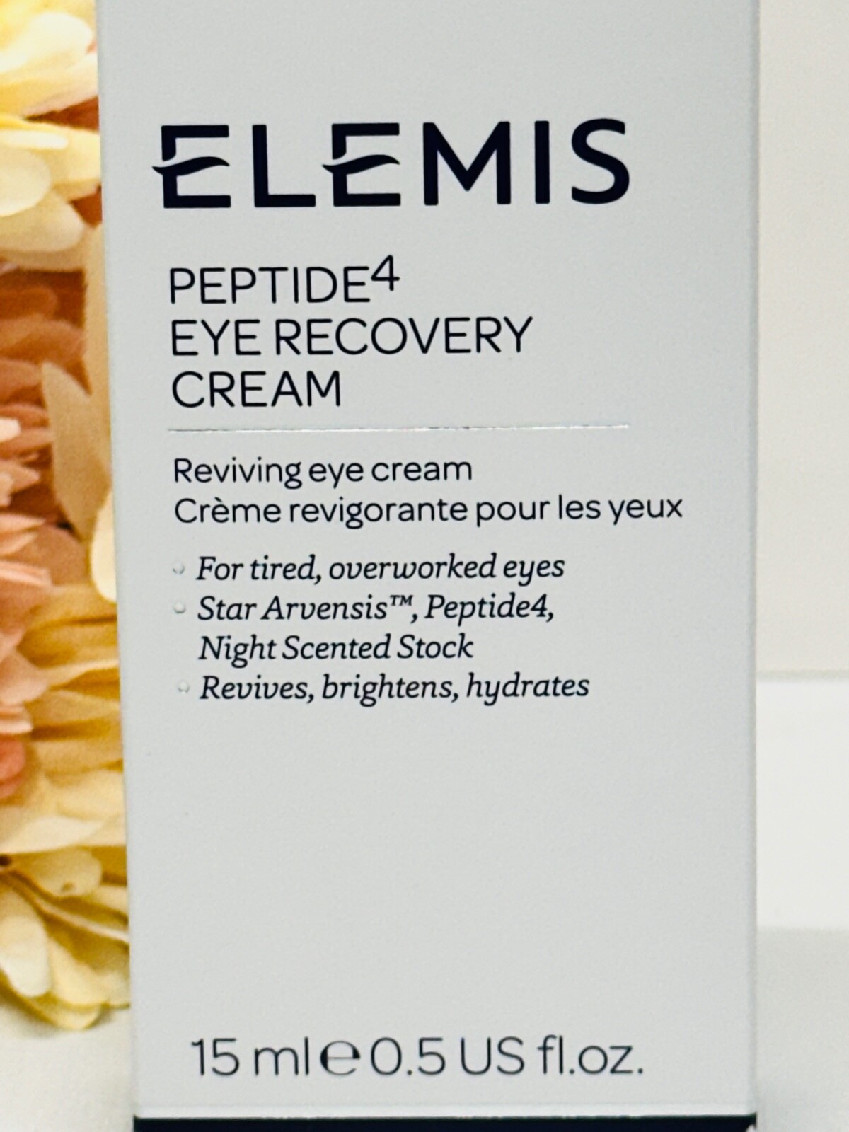 ELEMIS Peptide4 Eye Recovery Cream .5oz 15mL FULL Size Antiaging NEW