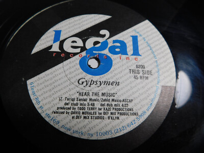 Gypsymen   Hear The Music / Bounce 1992 12'' Single 6209