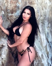 Diana Sparks Signed Autographed 8x10 Photo Sexy Model COA 