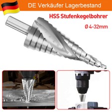 4 -32mm HSS Titan Fräser Senker Stufenbohrer...