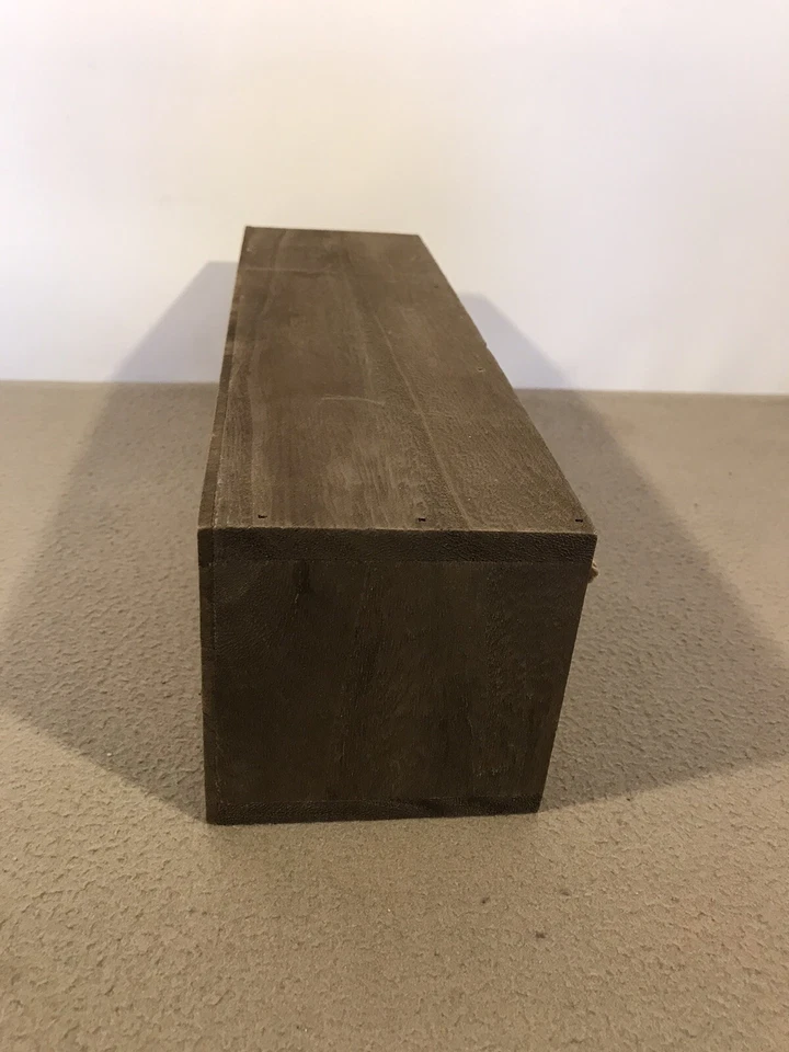 Wooden Herb Boxes 3 Drawers In Total Kitchen Storage Box Rustic Herb Rack - Image 3 of 4