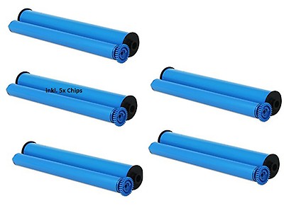 5x Inkfilm + 5 Chip für Philips PFA-351 PFA351 Magic 5 Serie ECO Smart Voice 