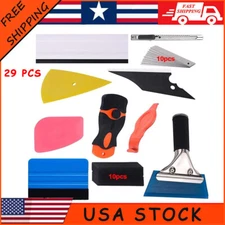 29pcs Window Tint Tools Kit Car Film Tinting Scraper Squeegee Vinyl Wrap Install