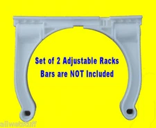 Roll Control Adjustable Scuba Tank Racks dive rack holder SET of 2 white scuba