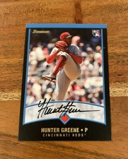 Hunter Greene 2022 Topps Throwback Thurs TBT 2001 Bowman Rookie NRMT+ PR /2730