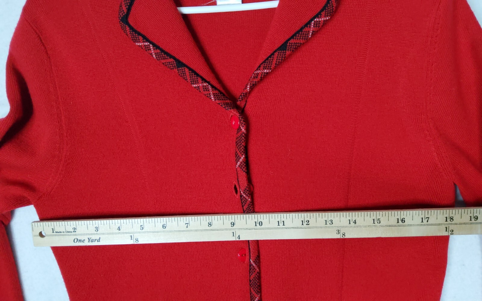 Pendleton Jacket Women's Medium Red Button Up Fro… - image 6