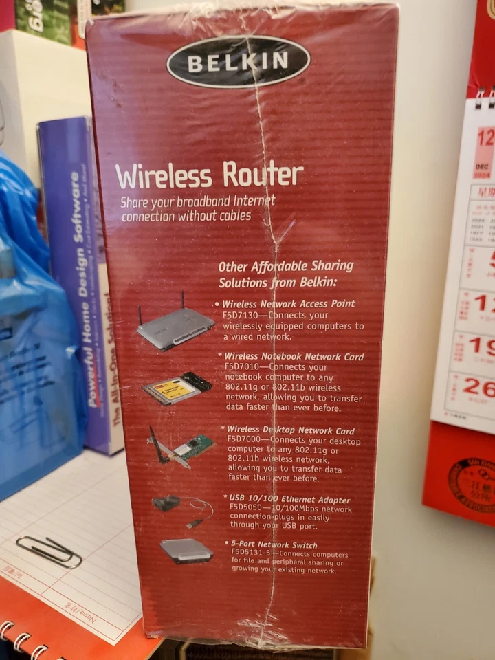 Belkin Wireless G Router 802.11g , New and Never Opened - Image 3 of 4