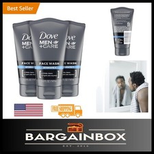5 Oz Pack of 3 Dove Men Care Hydrating Face Wash - Gentle Care for Dry Skin