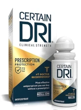 Certain Dri Prescription Strength Clinical Antiperspirant Roll-On Deodorant