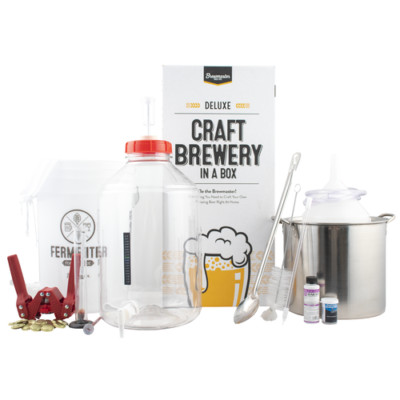 Brewmaster Delux Craft Brewery Homebrew Starter Kit ~ Beer Wine Cider Moonshine