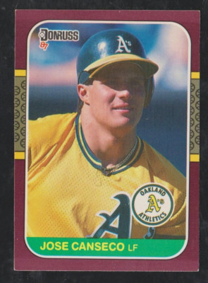 1987 DONRUSS OPENING DAY #24 JOSE CANSECO NMMT *** FREE SHIPPING *** 