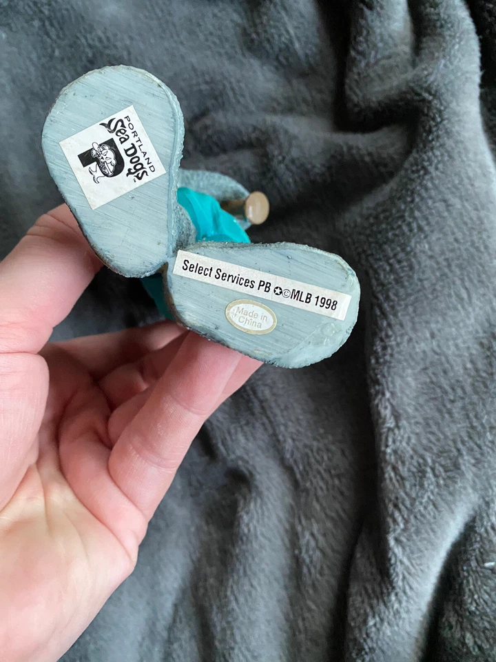 Figura Slugger Portland Sea Dogs 1998 MiLB sombrero roto raro Foto 4 de 4