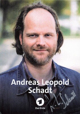 Andreas Leopold Schadt UH Tatort original signiert Autogrammkarte 6720