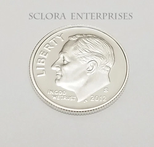 2012 S ROOSEVELT *90% SILVER PROOF* DIME **FREE SHIPPING**